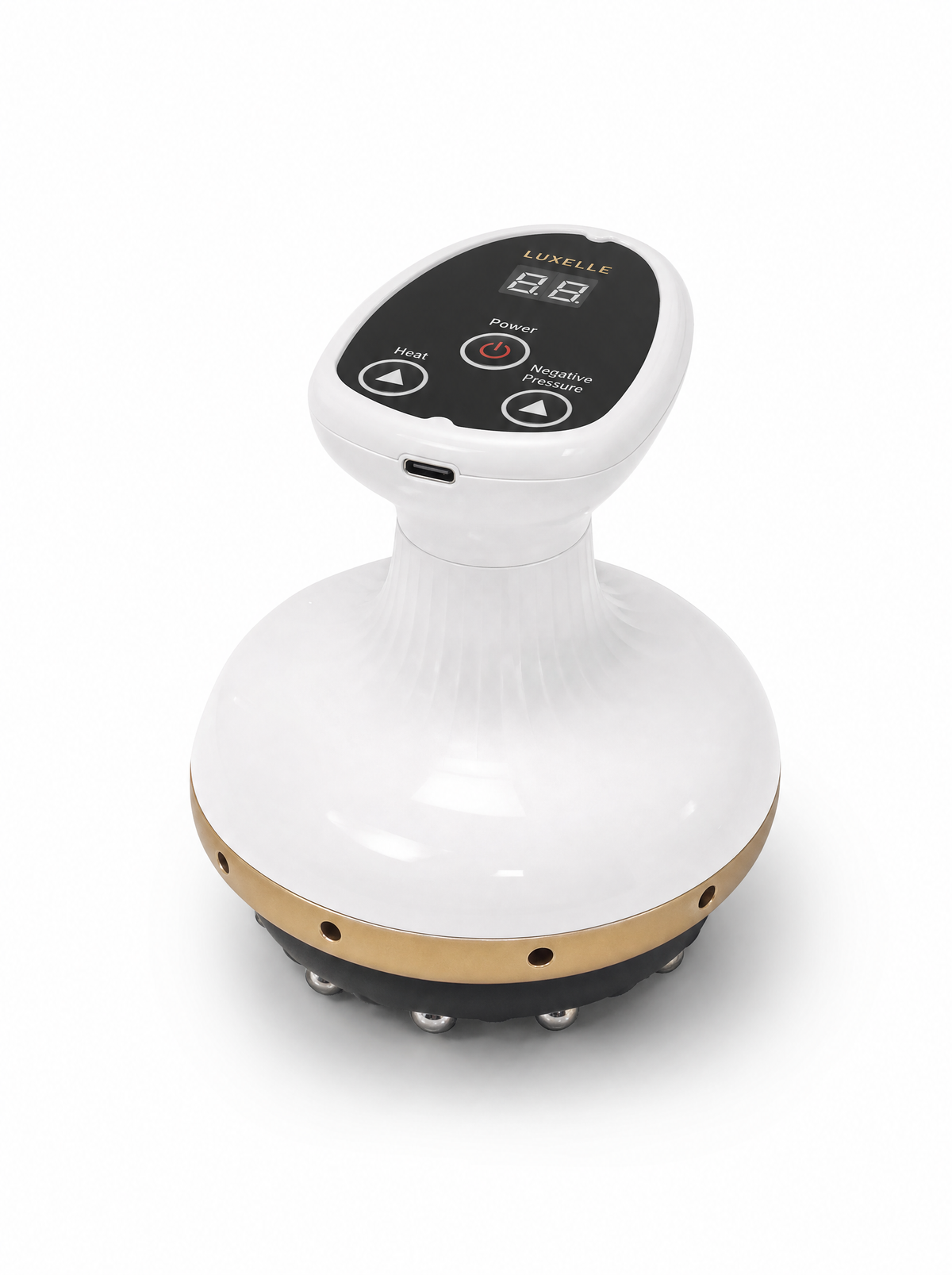 Luxelle® 4-in-1 Body Massager – Suction, Heat & Red Light